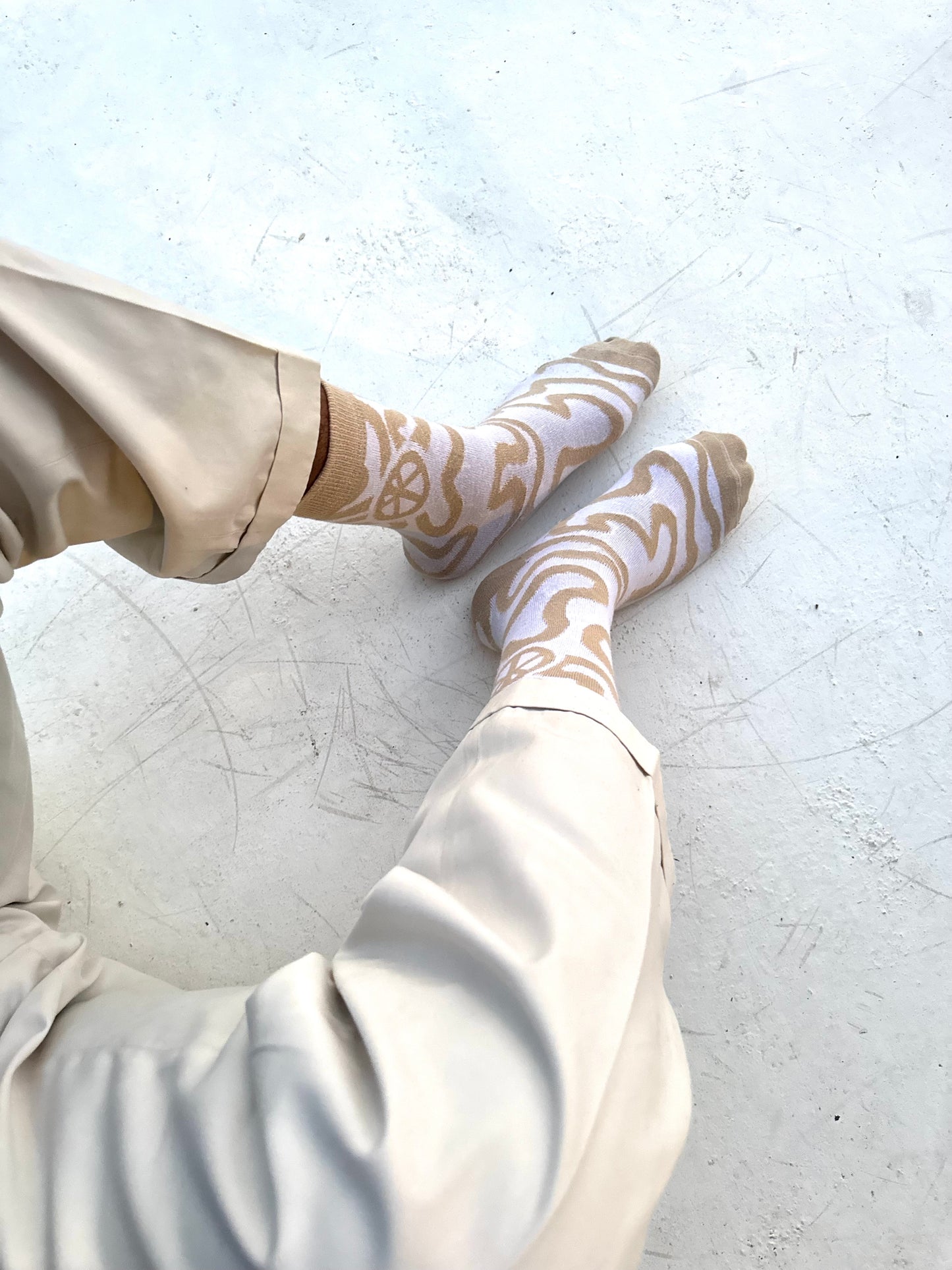 Calcetines Beige