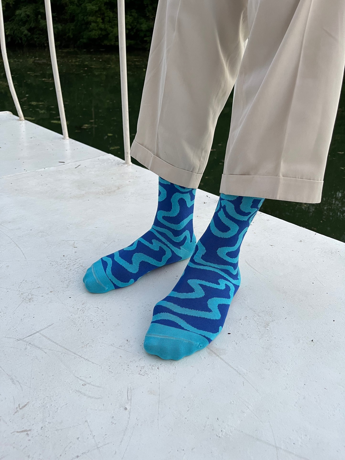 Calcetines Azul Cielo