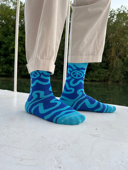 Calcetines Azul Cielo